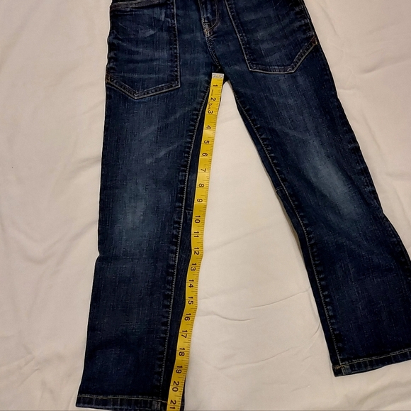 GAP Boys Indigo Straight Jeans, Size 7. - Picture 3 of 6